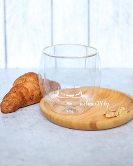 Поднос бамбуковый на 2 секции 30,5см WL-771044