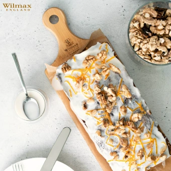 Поднос бамбуковый с ручкой 34х12см WL-771006