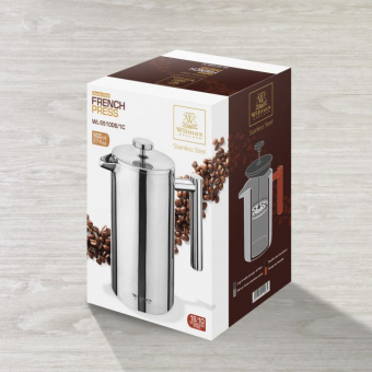 Френч-пресс из нержавеющей стали 800мл WL-551006