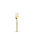 Вилка десертная 14 см Twist Champagne WL-999845025