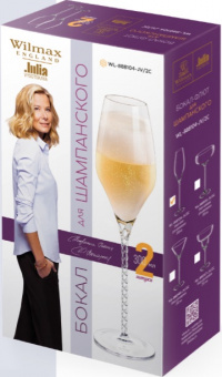 Набор фужеров для шампанского 2шт 300мл WL-888104 купить