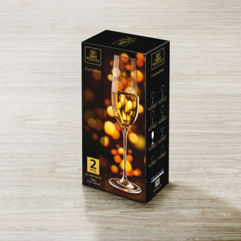 Набор фужеров для шампанского 2шт 260мл WL-888048 купить