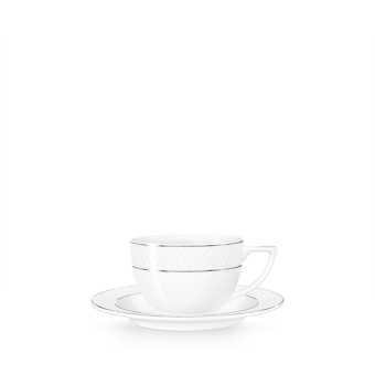 Чашка с блюдцем фарфоровые купить